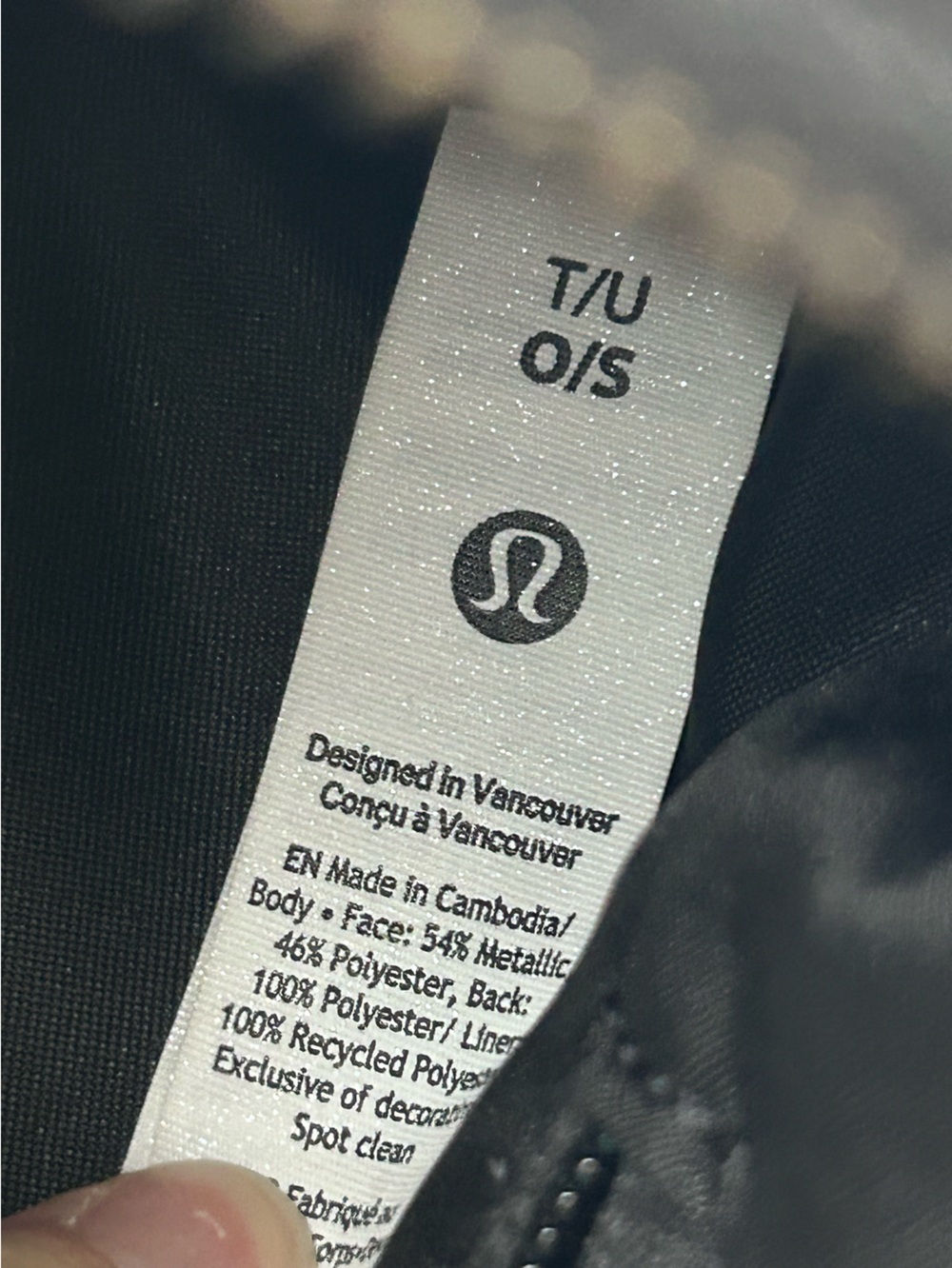lululemon athletica City Essentials Small Black Sparkle Shoulder Bag - Picture 10 of 12